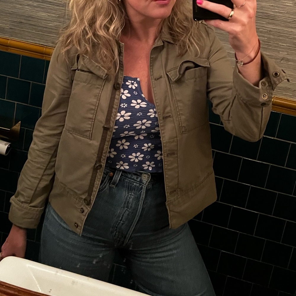 ARMY GREEN GAP UTILITY JACKET